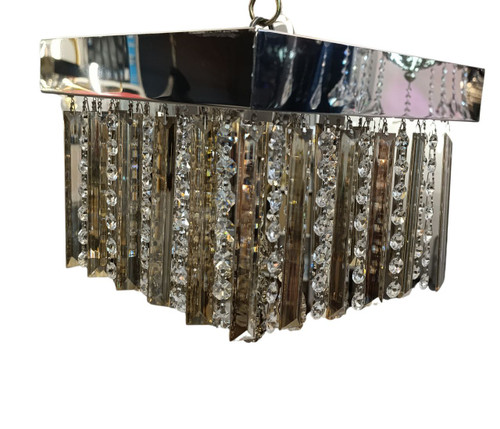 لوستر سقفی 30 * 30 در دو رنگ سیلور و طلایی